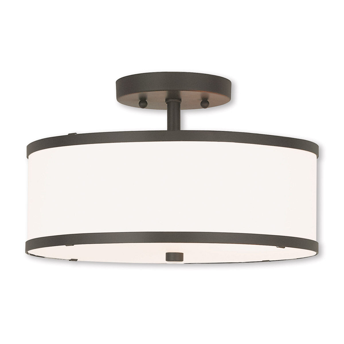 Park Ridge 2 Light 13 inch Bronze Semi-Flush Mount Ceiling Light