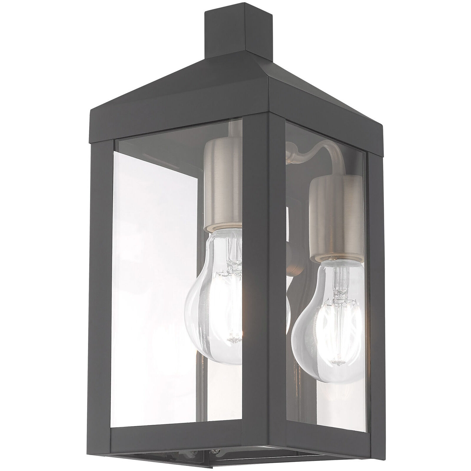 Nyack 1 Light 11 inch Scandinavian Gray Outdoor Wall Lantern
