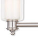 Middlebush 5 Light 45.5 inch Brushed Nickel Bath Vanity Wall Light