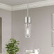 Quincy 1 Light 4.75 inch Brushed Nickel Mini Pendant Ceiling Light