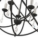 Aria 5 Light 24 inch Black Chandelier Ceiling Light