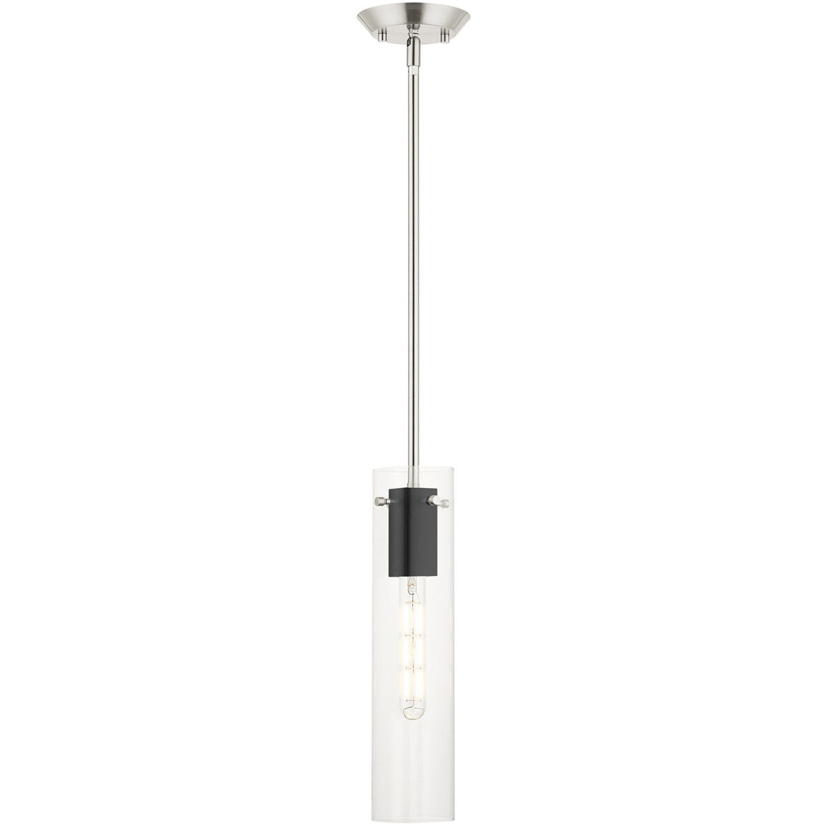 Beckett 1 Light 5 inch Brushed Nickel Pendant Ceiling Light