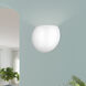 Piedmont 1 Light 10 inch Shiny White ADA Wall Sconce Wall Light
