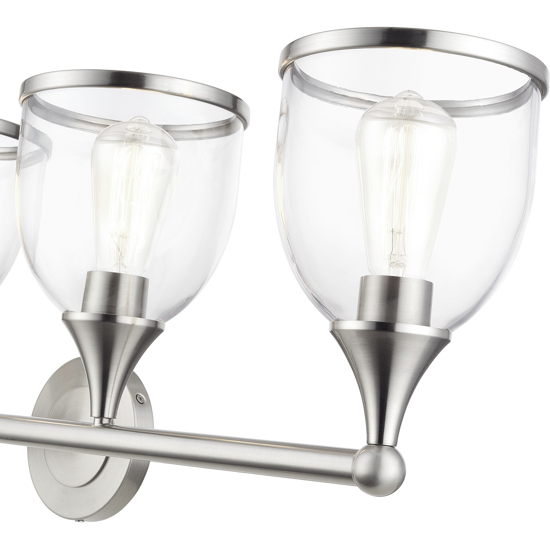 Ashridge 4 Light 35.75 inch Brushed Nickel Vanity Wall Sconce Wall Light