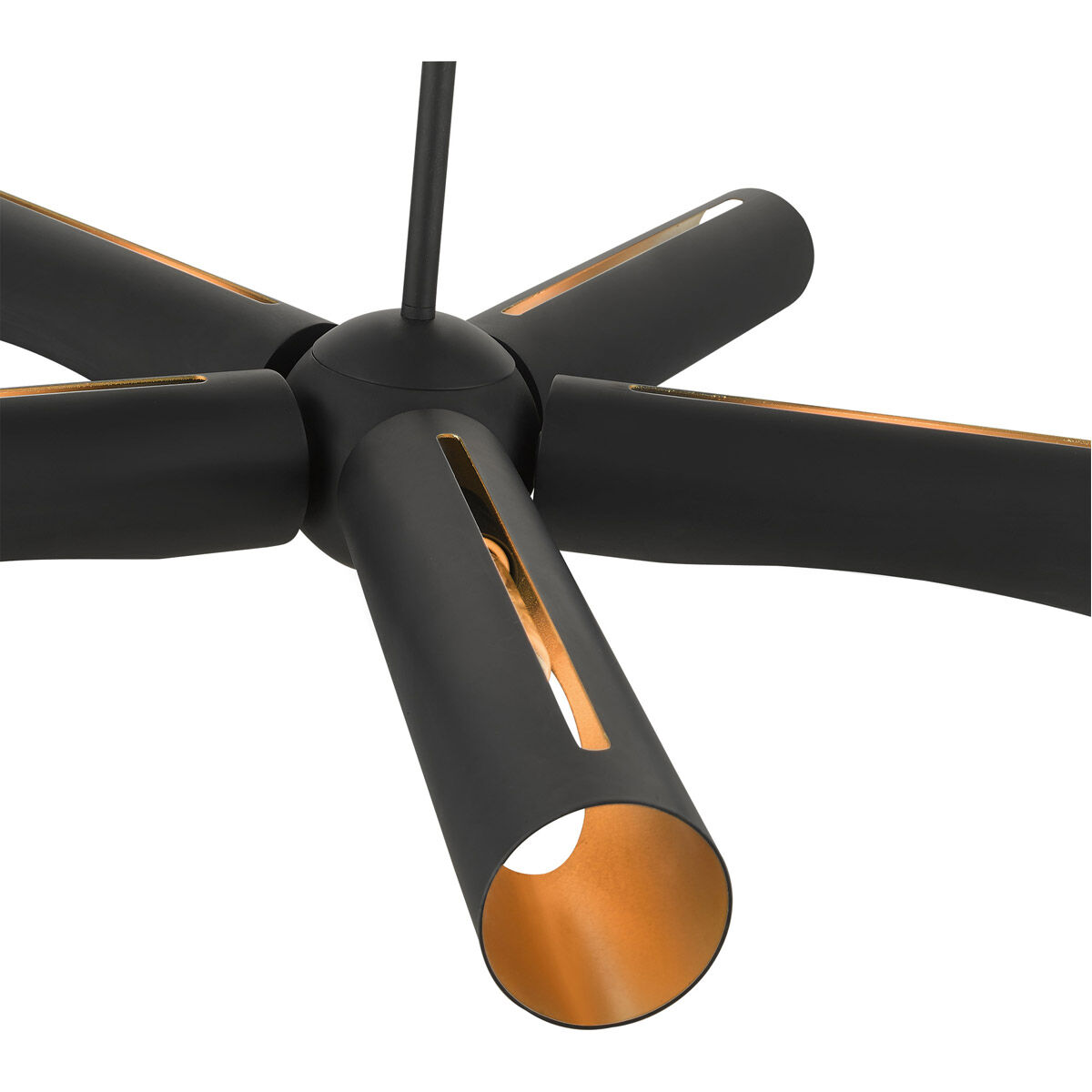 Novato 5 Light 33 inch Black Chandelier Ceiling Light