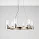 Midtown 6 Light 23 inch Brushed Nickel Chandelier Ceiling Light