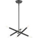 Soho 6 Light 13 inch Scandinavian Gray Chandelier Ceiling Light