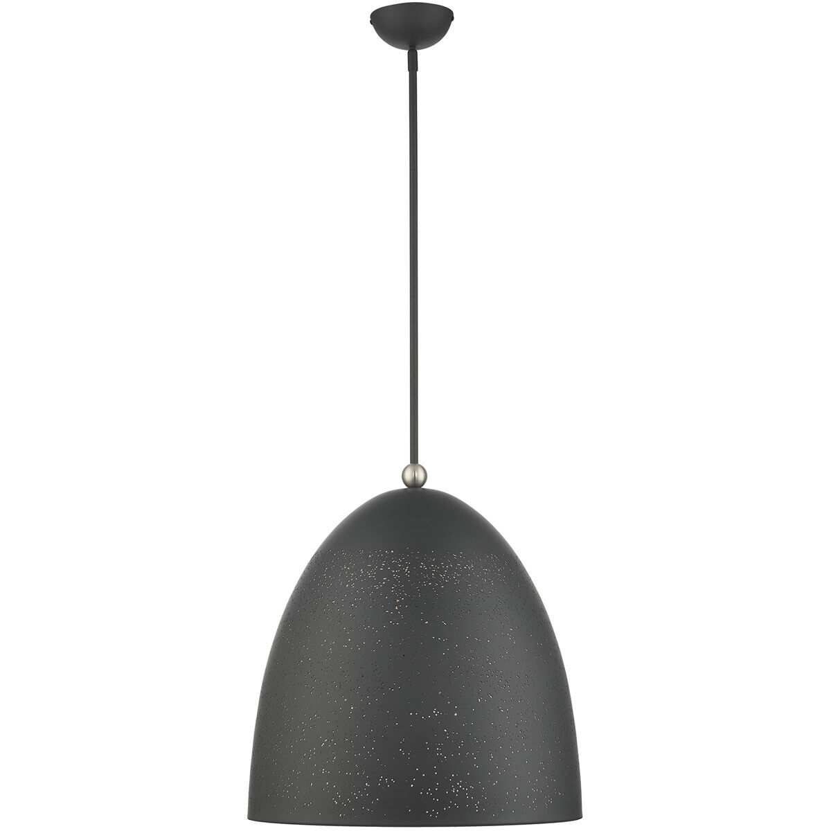 Arlington 3 Light 19 inch Scandinavian Gray with Brushed Nickel Accents Pendant Ceiling Light