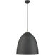 Arlington 3 Light 19 inch Scandinavian Gray with Brushed Nickel Accents Pendant Ceiling Light