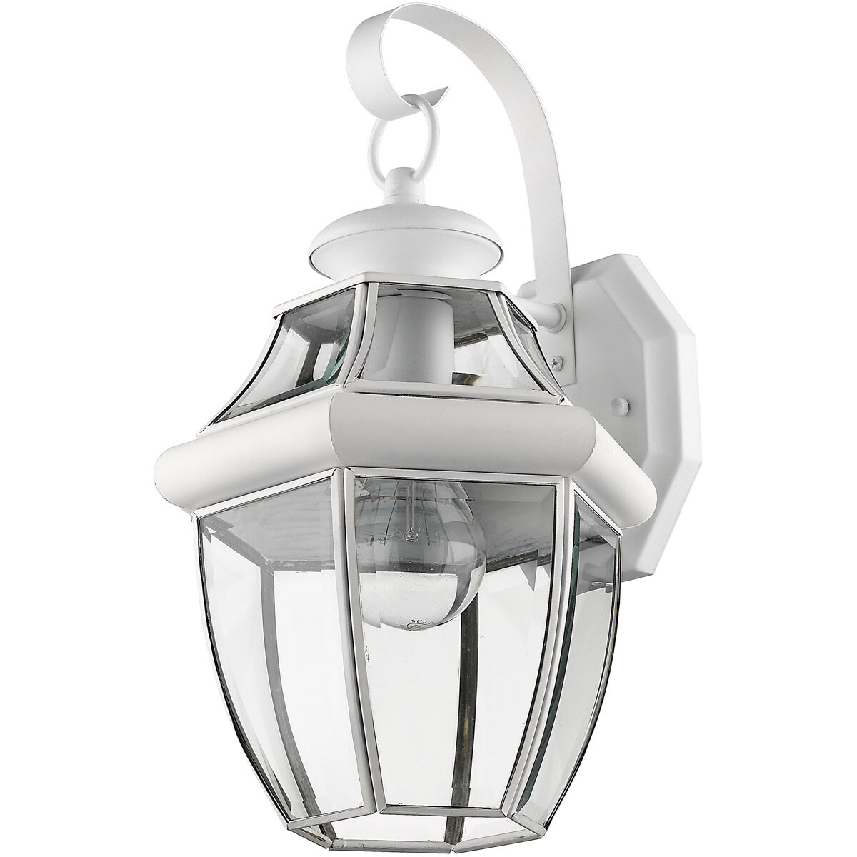 Monterey 1 Light 13 inch White Outdoor Wall Lantern