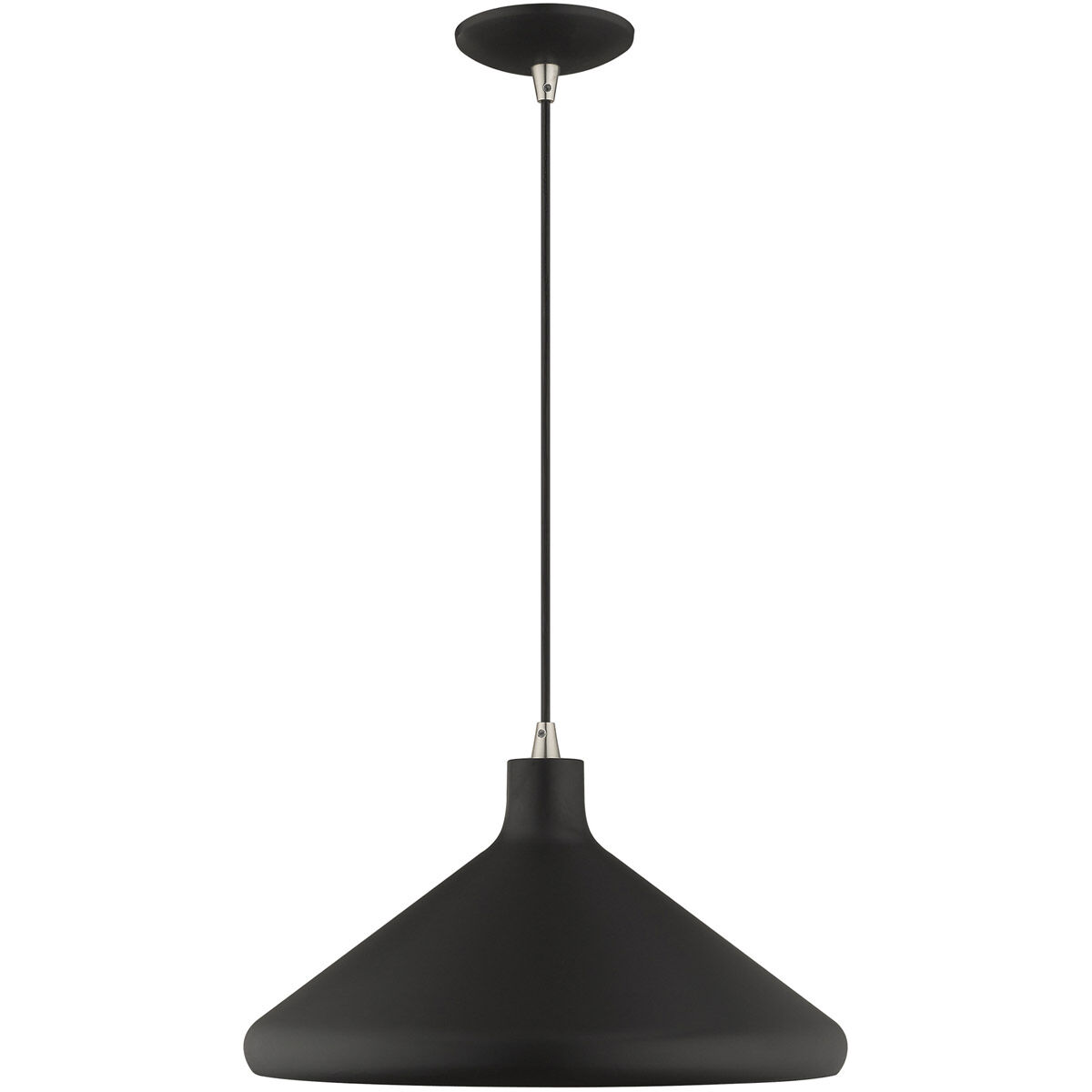 Allison 1 Light 15 inch Black Mini Pendant Ceiling Light