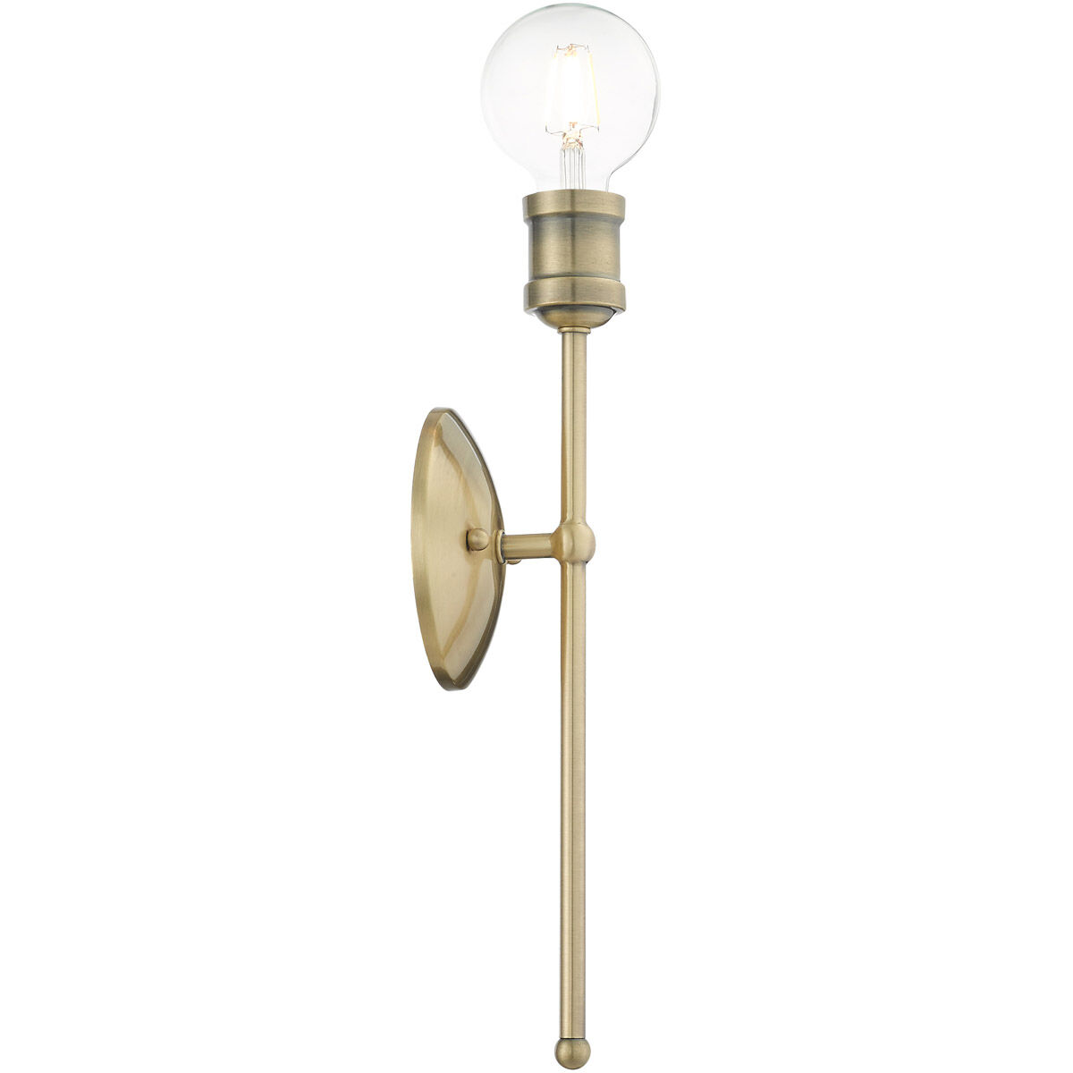 Lansdale 1 Light 5 inch Antique Brass ADA Sconce Wall Light