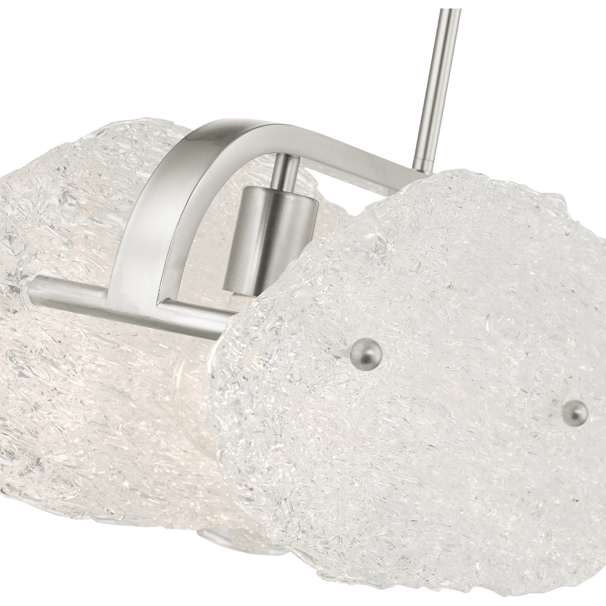 Belvidere 5 Light 46 inch Brushed Nickel Linear Chandelier Ceiling Light