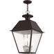 Mansfield 4 Light 15 inch Bronze Outdoor Pendant Lantern