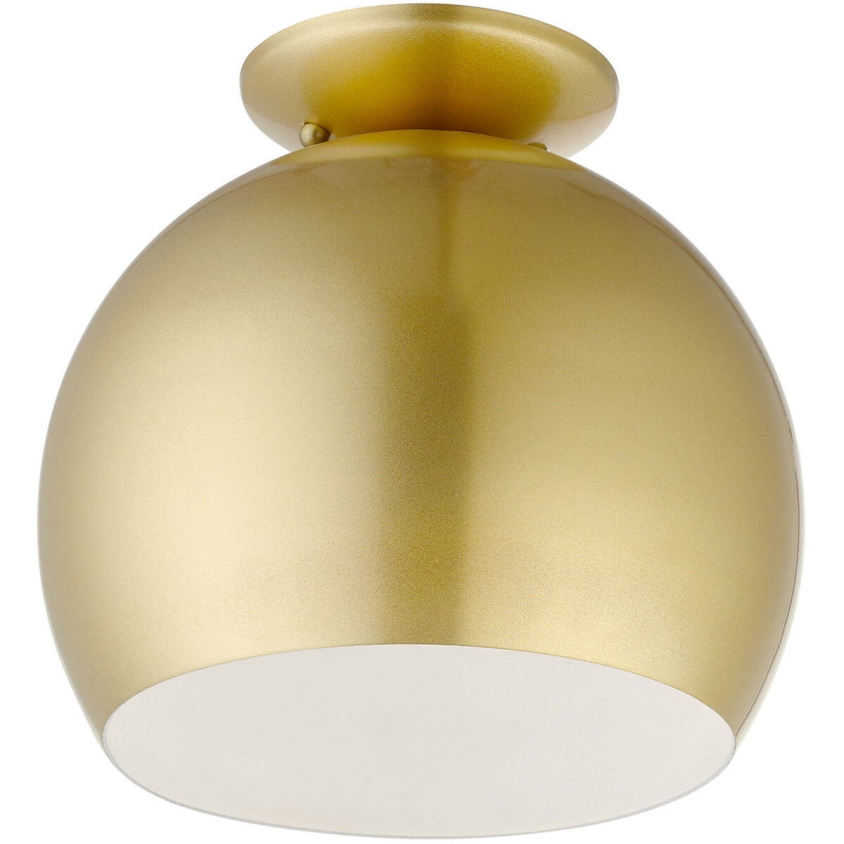 Piedmont 1 Light 10 inch Soft Gold Semi-Flush Mount Ceiling Light