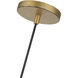 Weavington 2 Light 14 inch Antique Gold Leaf Pendant Ceiling Light