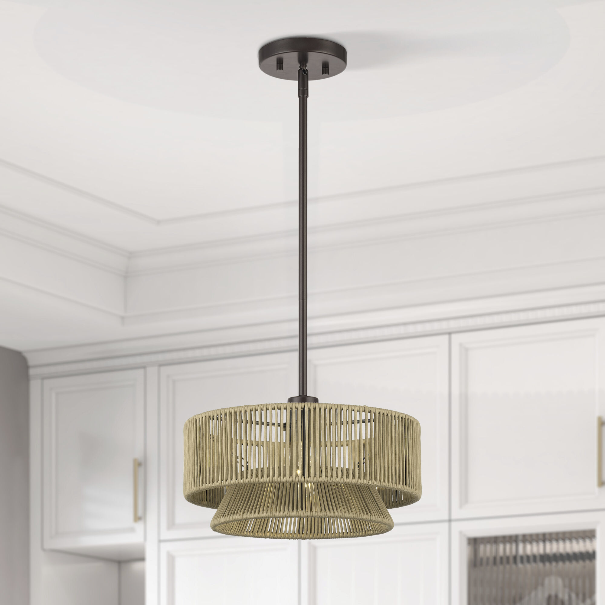 Florell 1 Light 13 inch English Bronze Pendant Ceiling Light