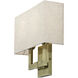 Monroe 2 Light 13 inch Antique Brass ADA ADA Sconce Wall Light