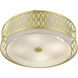 Vistaview 4 Light 21 inch Soft Gold Semi-Flush Ceiling Light