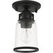 Lawrenceville 1 Light 5 inch Black Flush Mount Ceiling Light