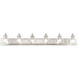 Birmingham 6 Light 48 inch Brushed Nickel Vanity Sconce Wall Light 
