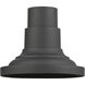 Allison 6.5 inch Textured Black Pier Mount Adapter