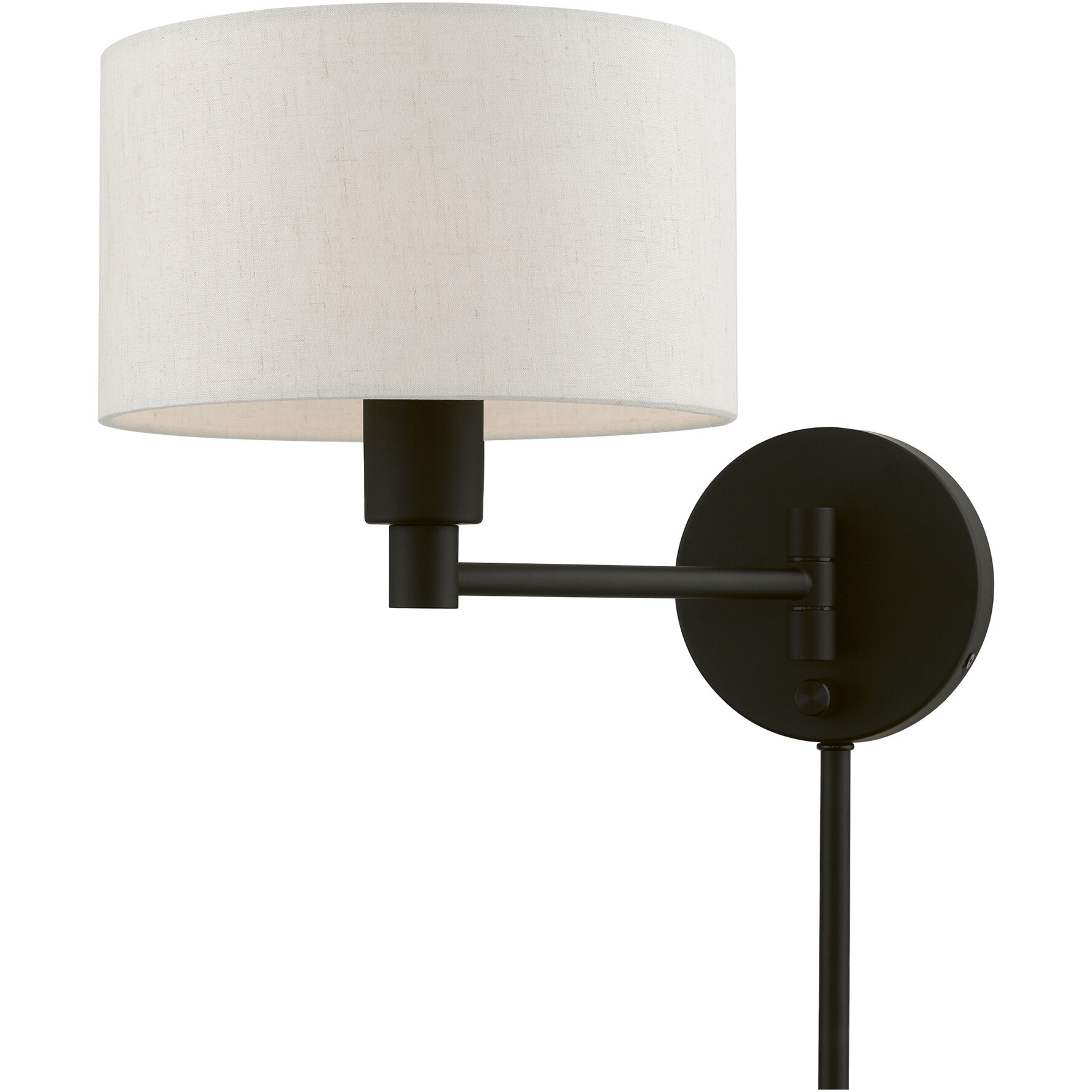 Allison 15 inch 60.00 watt Black Swing Arm Wall Lamp Wall Light