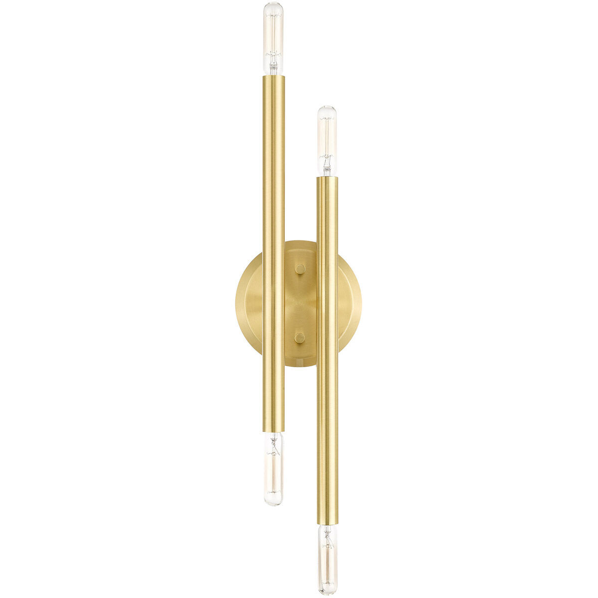 Soho 4 Light 5 inch Satin Brass ADA Sconce Wall Light