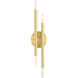 Soho 4 Light 5 inch Satin Brass ADA Sconce Wall Light