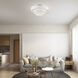 Manorwood 5 Light 28 inch Bronze Semi-Flush Ceiling Light