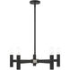 Copenhagen 5 Light 25 inch Black Chandelier Ceiling Light