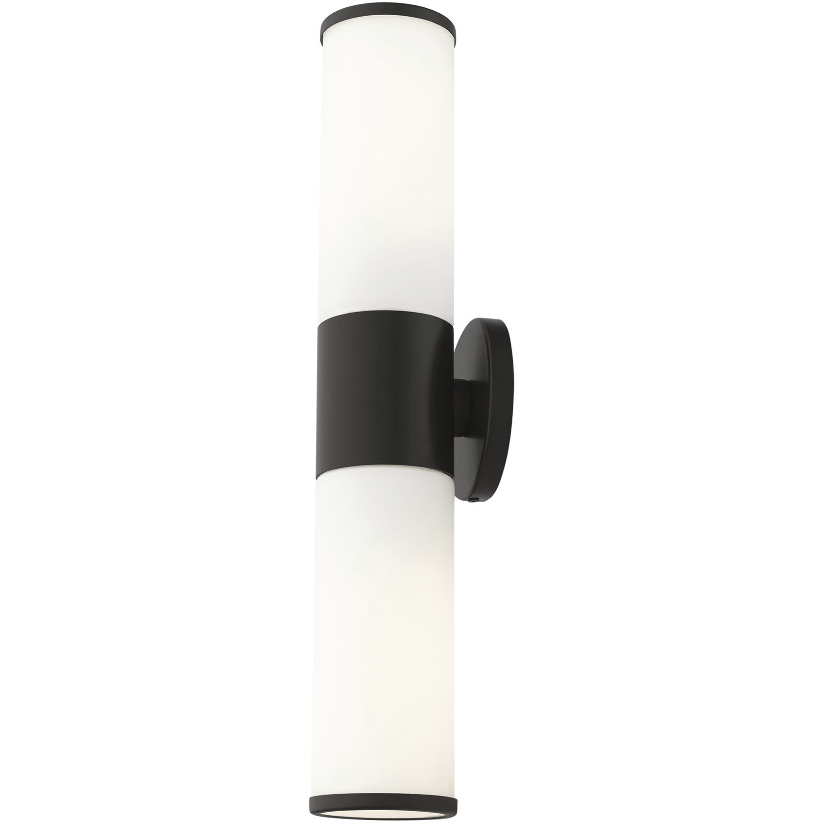 Lindale 2 Light 18.5 inch Black ADA Vanity Sconce Wall Light