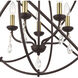 Aria 5 Light 24 inch Bronze Chandelier Ceiling Light
