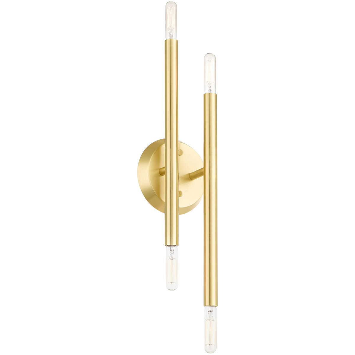 Soho 4 Light 5 inch Satin Brass ADA Sconce Wall Light