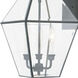 Westover 3 Light 22.5 inch Charcoal Large Outdoor Wall Lantern