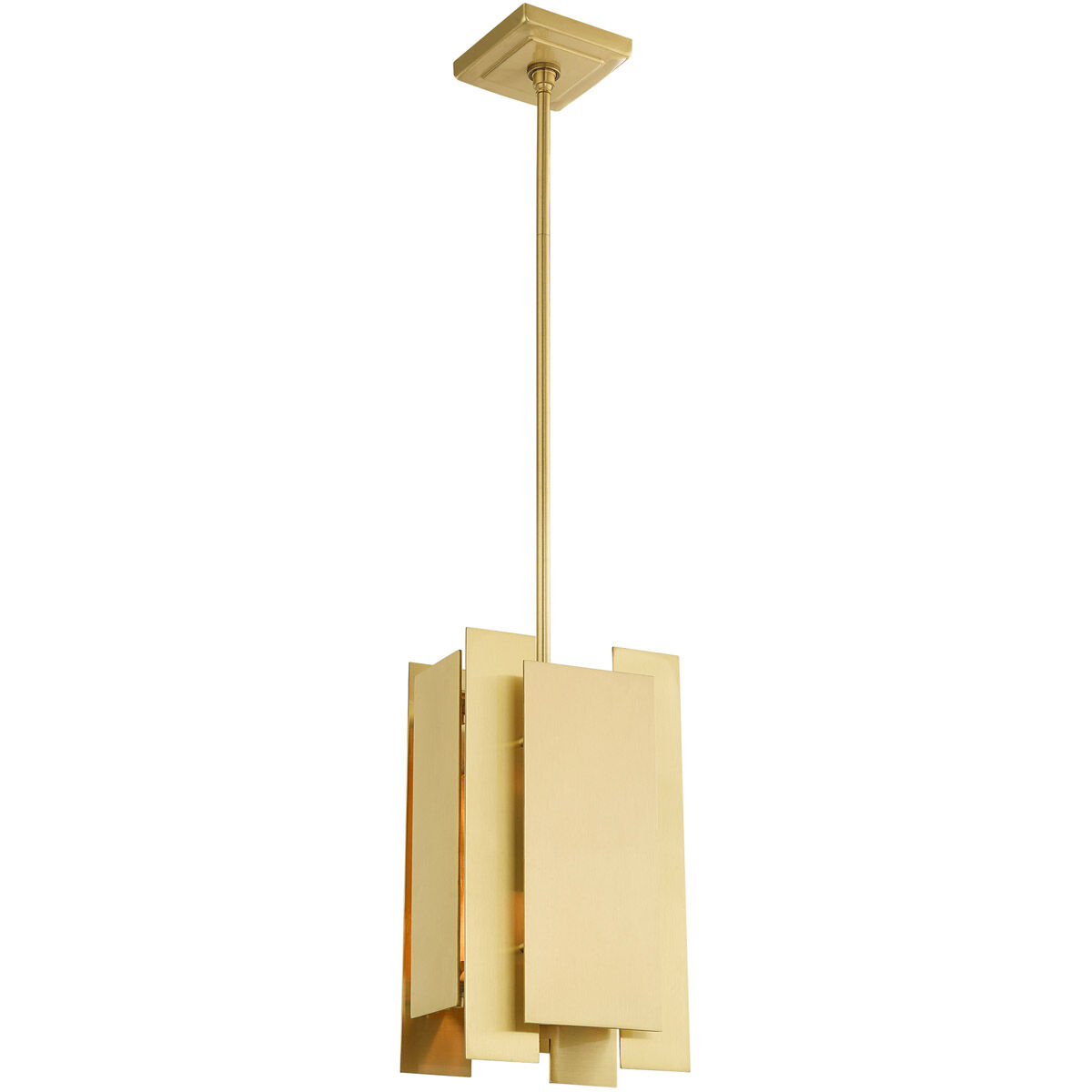 Varick 1 Light 7 inch Satin Brass Mini Pendant Ceiling Light