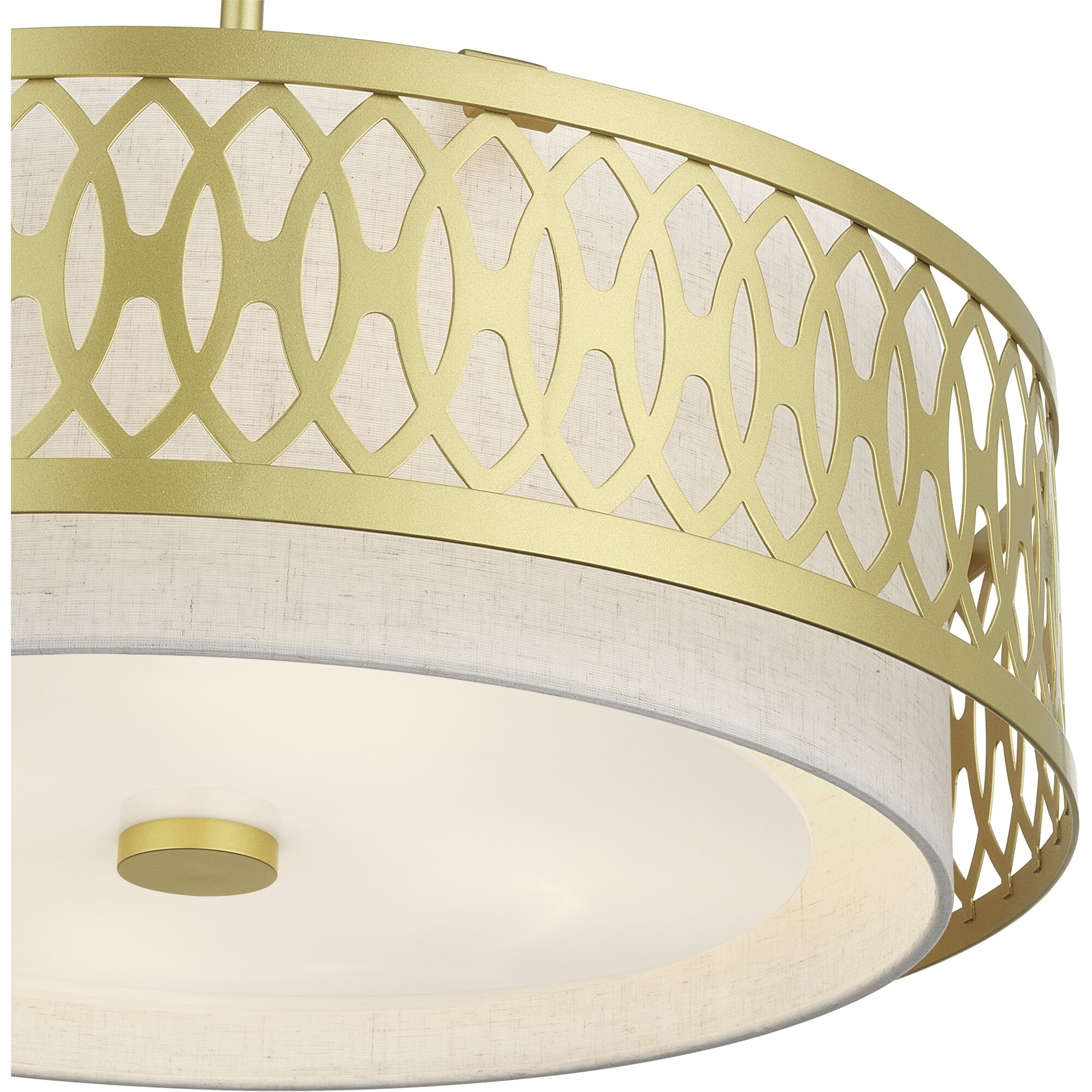 Vistaview 4 Light 21 inch Soft Gold Pendant Chandelier Ceiling Light