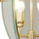 Monterey 2 Light 20.25 inch Polished Brass Outdoor Wall Lantern