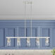Bennington 5 Light 4.75 inch Brushed Nickel Large Linear Chandelier Ceiling Light