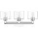 Bernardino 3 Light 23.75 inch Polished Chrome Vanity Wall Sconce Wall Light