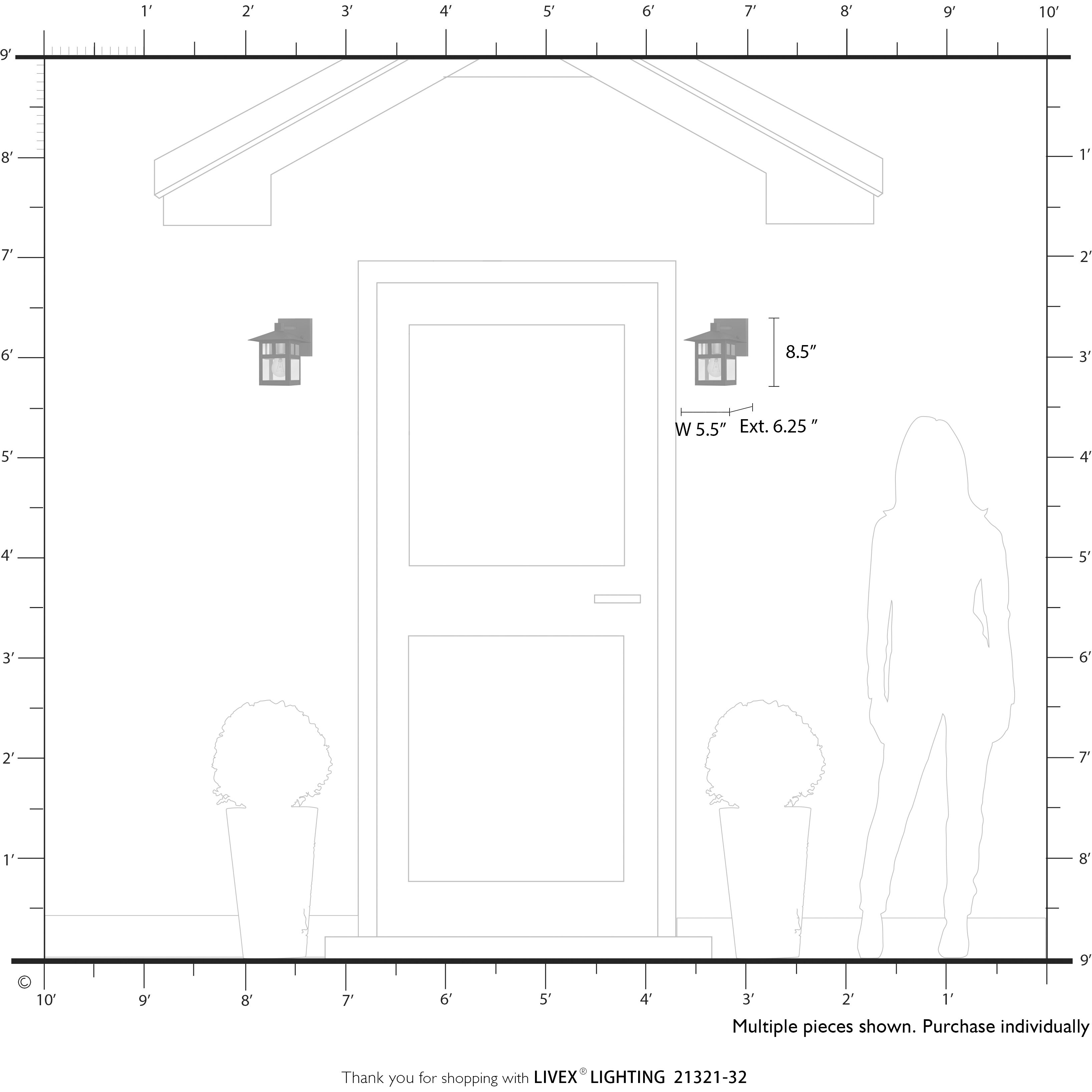 Crestlake 1 Light 8.5 inch Satin Gold Outdoor Wall Lantern