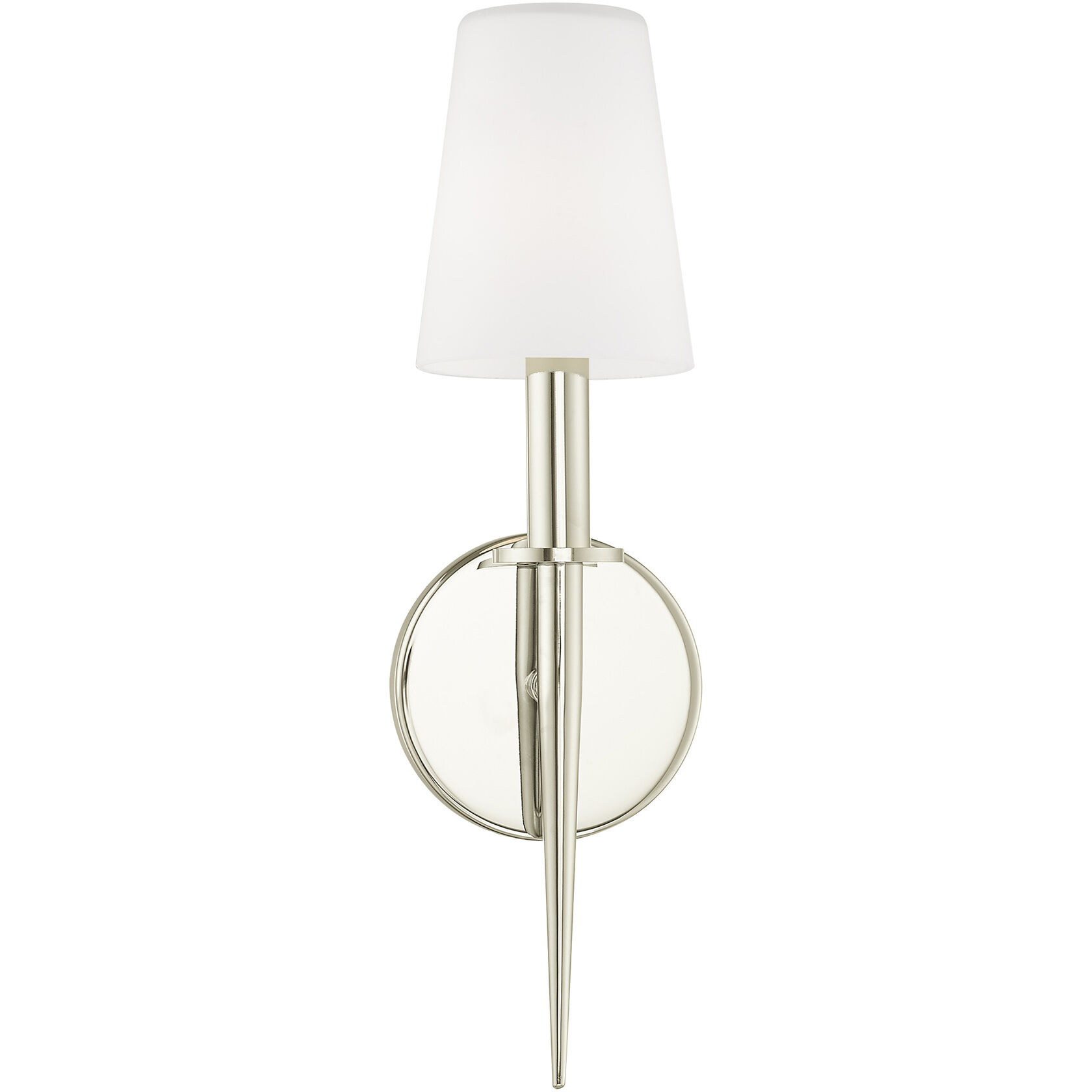 Witten 1 Light 4 inch Polished Nickel ADA ADA Wall Sconce Wall Light