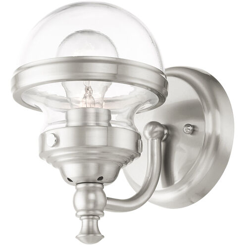 Oldwick 1 Light 6 inch Brushed Nickel Vanity Sconce Wall Light