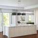 Weavington 3 Light 46 inch Brushed Nickel Linear Chandelier Ceiling Light, Extra Large