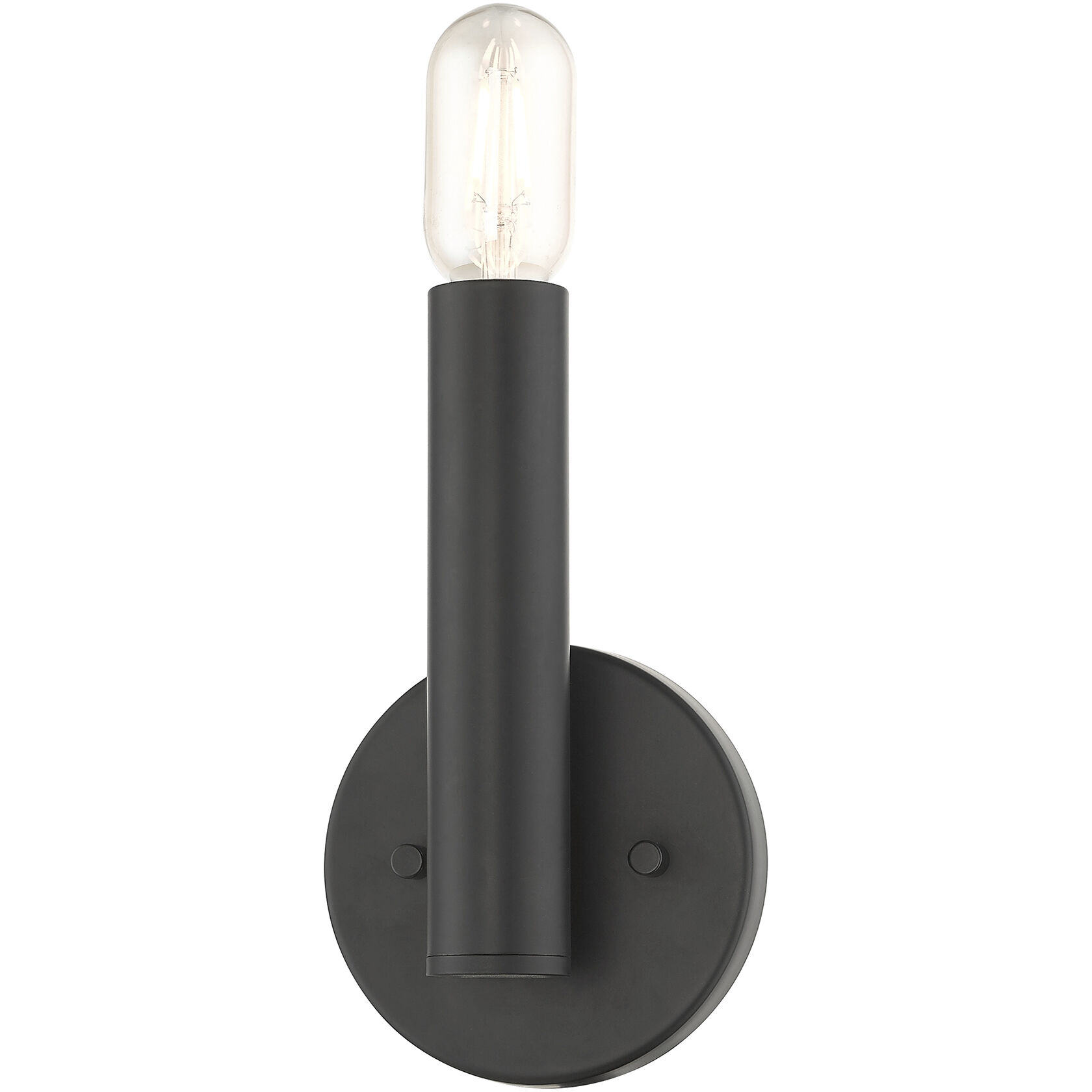 Copenhagen 1 Light 5.13 inch Black ADA Wall Sconce Wall Light, Single