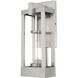 Delancey 1 Light 16 inch Brushed Nickel Outdoor Wall Lantern