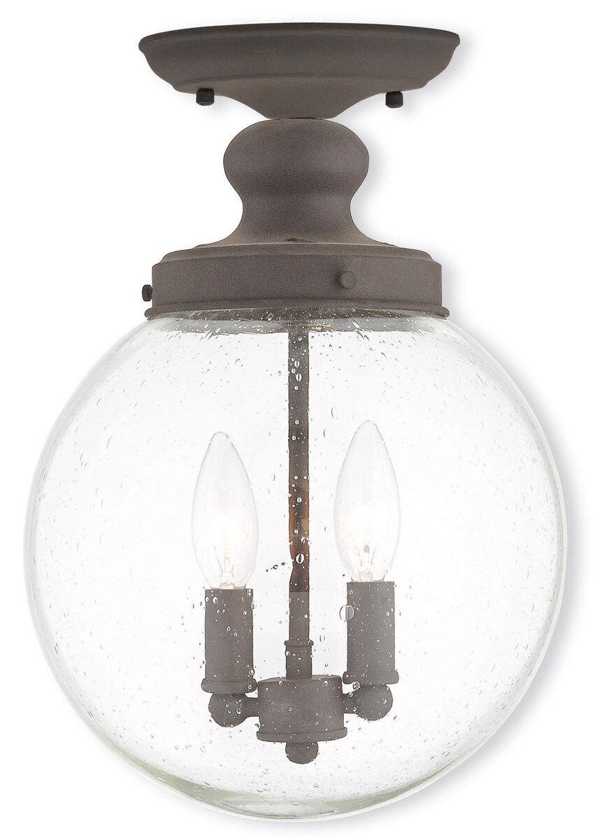 Northampton 2 Light 10 inch Bronze Pendant Ceiling Light