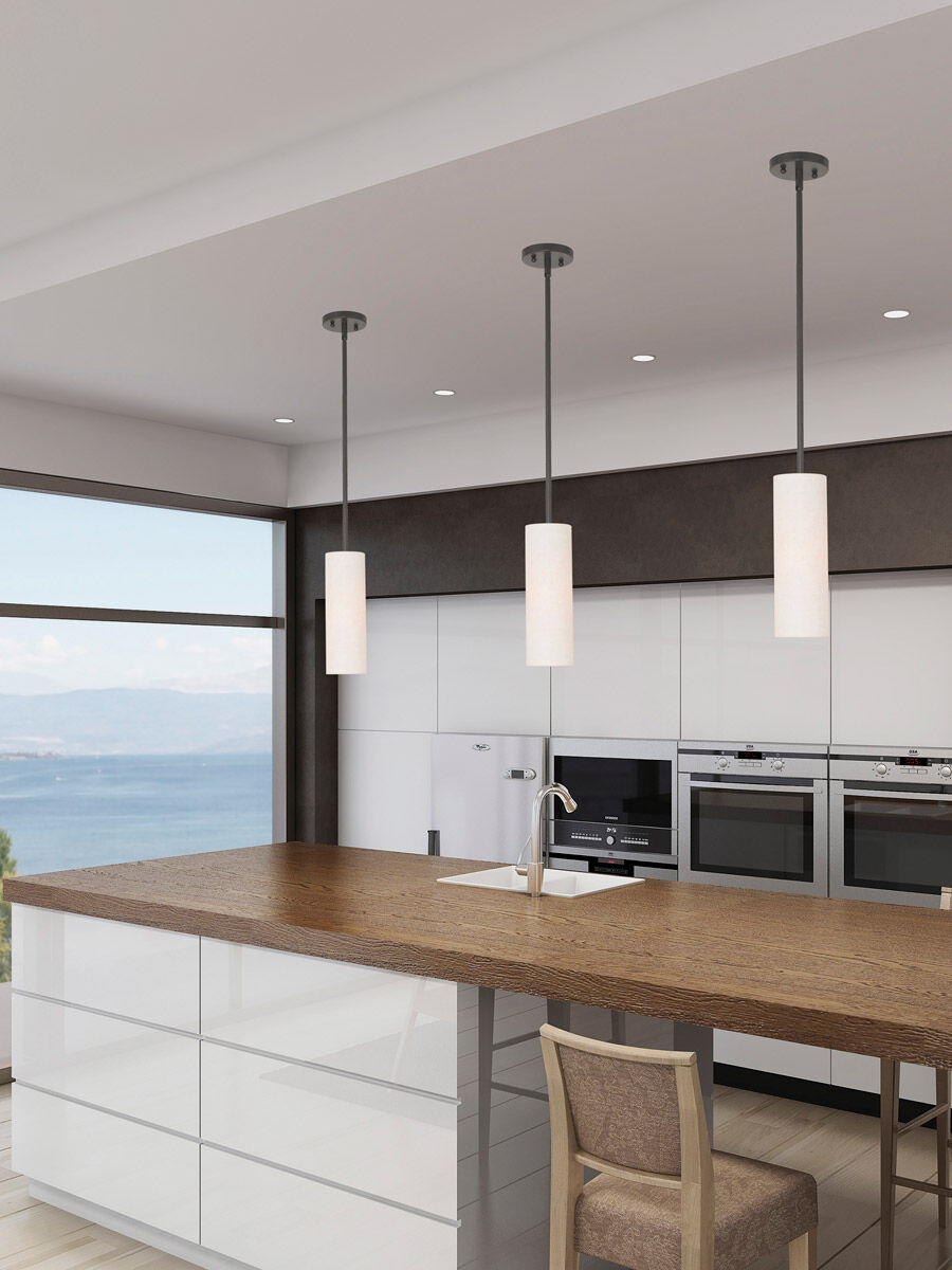 Meridian 1 Light 5 inch English Bronze Mini Pendant Ceiling Light