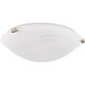 Oasis 3 Light 17 inch Brushed Nickel Semi-Flush Mount Ceiling Light