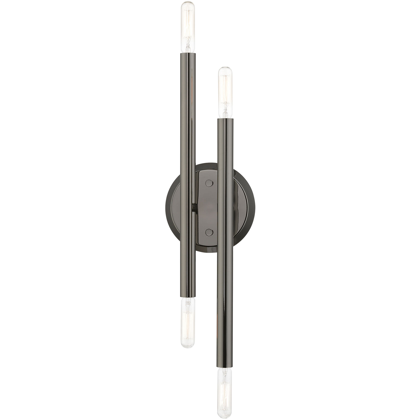 Soho 4 Light 5 inch Black Chrome ADA Sconce Wall Light